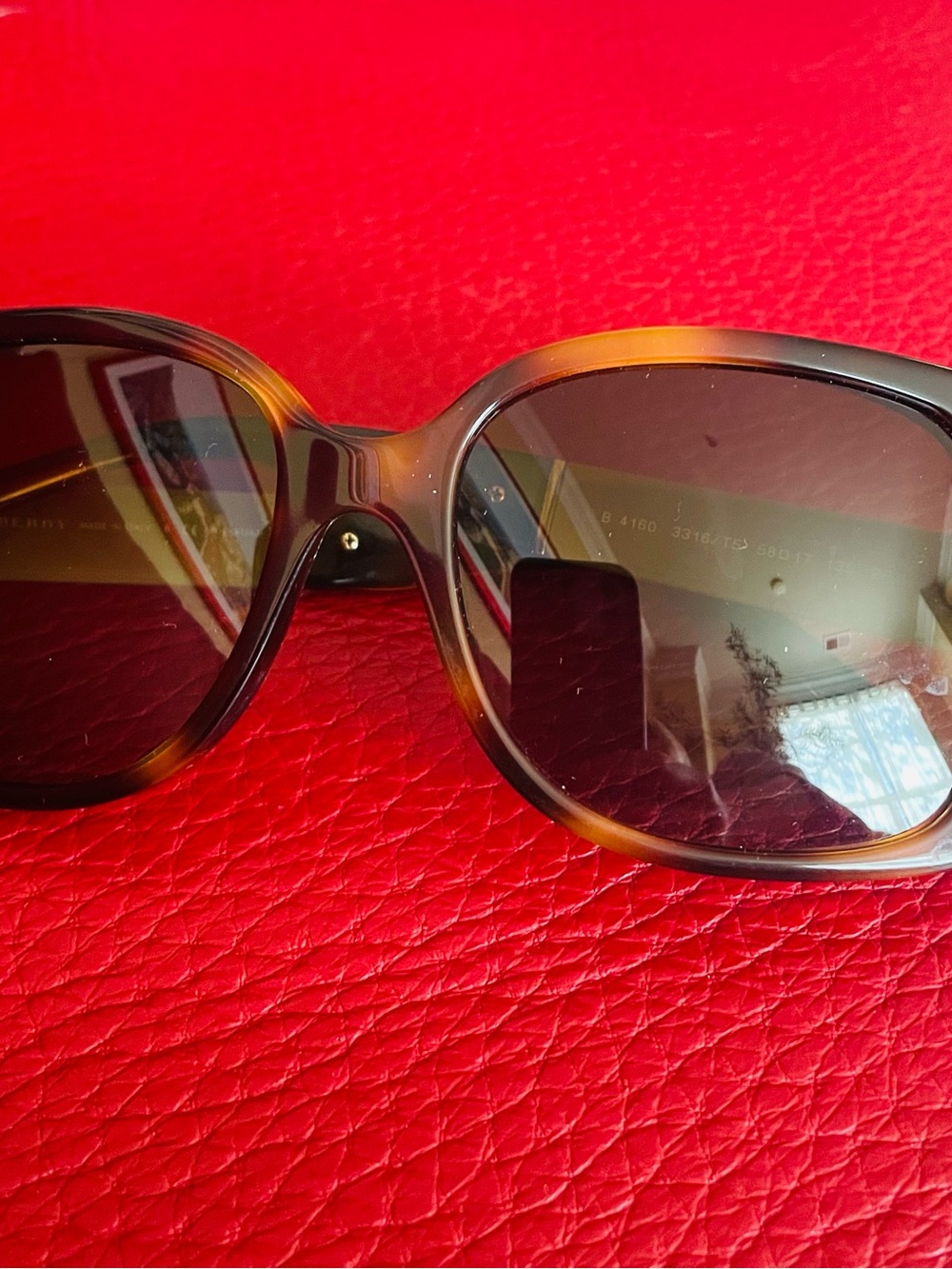 Burberry Women's Brown Tortoiseshell Sunglasses - Classic Oversized Style